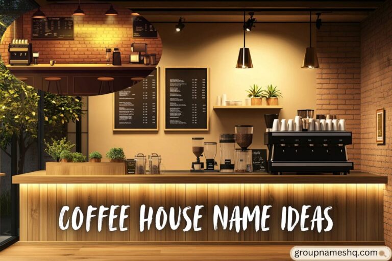 coffee house name ideas