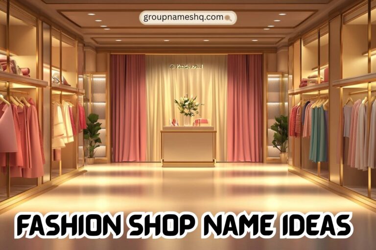 fashion shop name ideas
