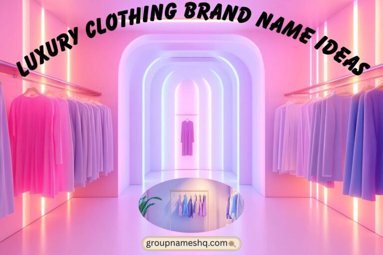 luxury clothing brand name ideas