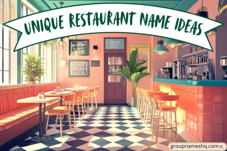 unique restaurant name ideas
