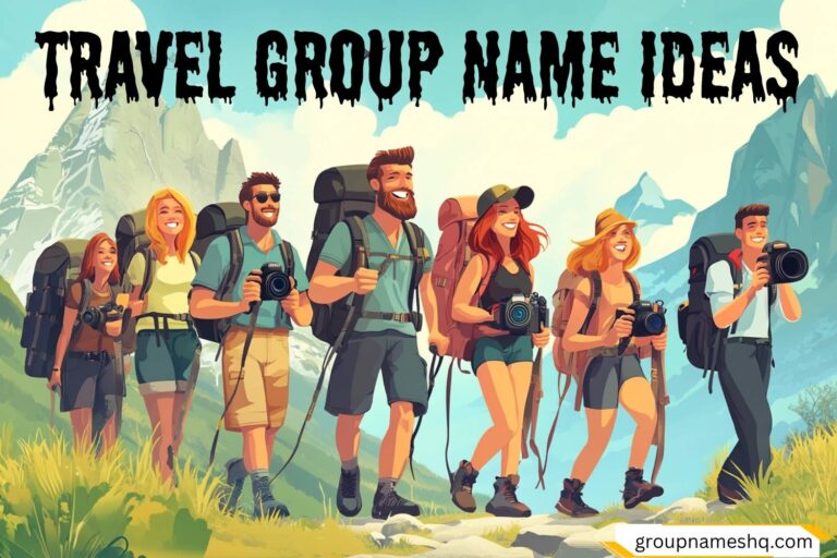 travel group name ideas