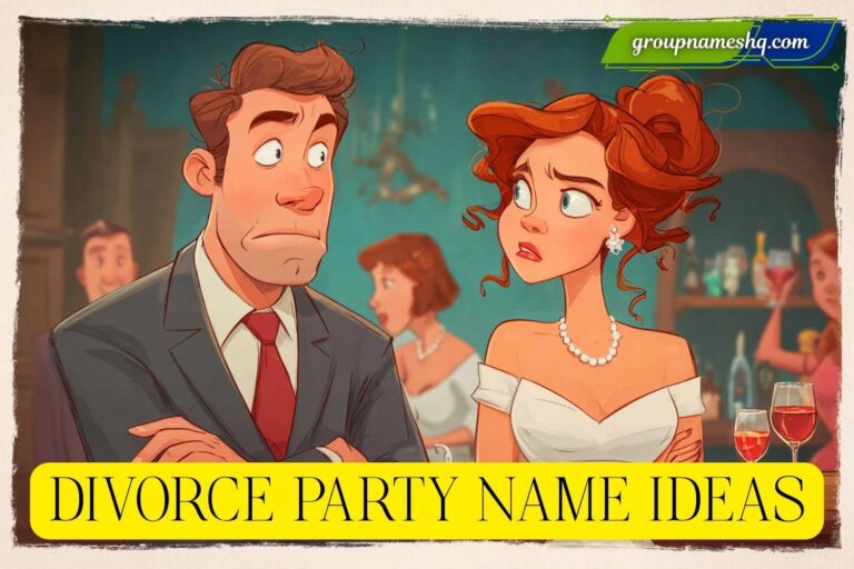 divorce party name ideas