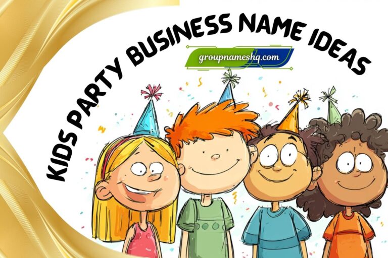 kids party business name ideas