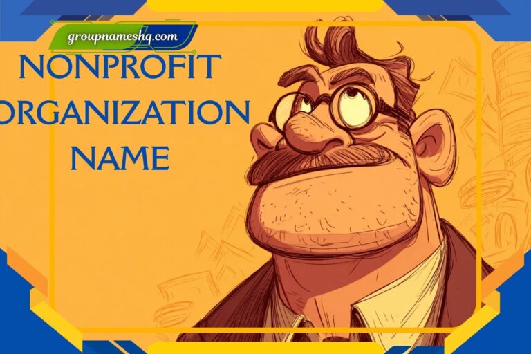 nonprofit organization name