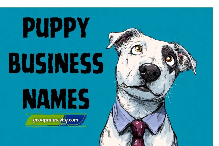 puppy business names