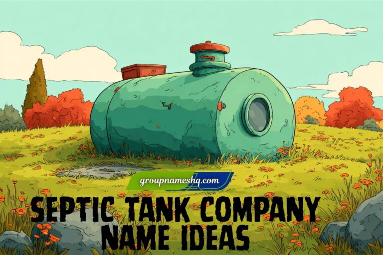 septic tank company name ideas